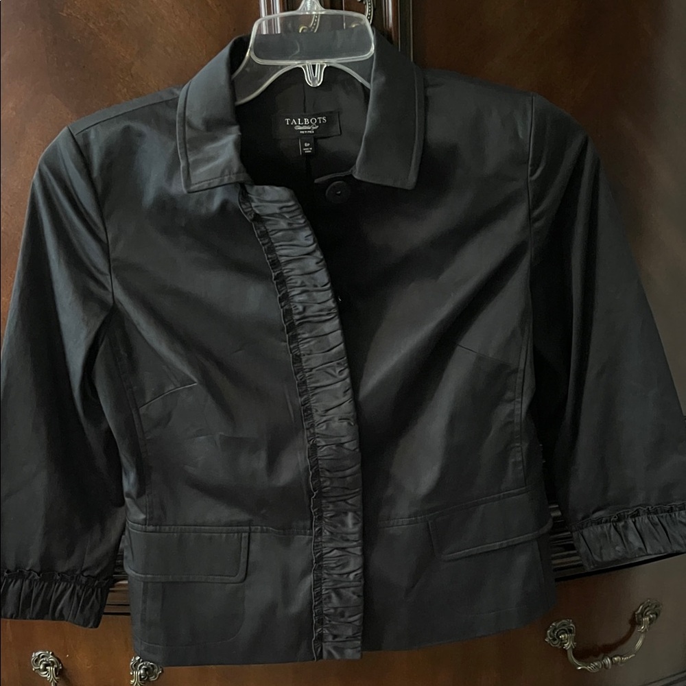 Talbots Women's Elegant Black Blazer